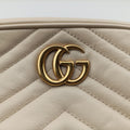 GG Marmont White Leather 448065 A020339018GGマーモント ホワイト レザー 448065 A020339018