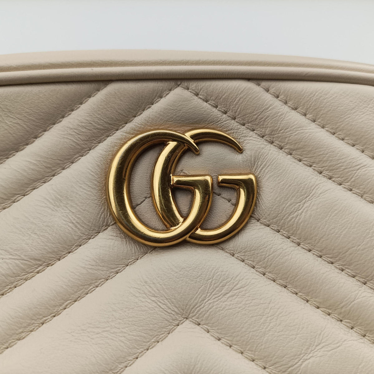 GG Marmont White Leather 448065 A020339018GGマーモント ホワイト レザー 448065 A020339018