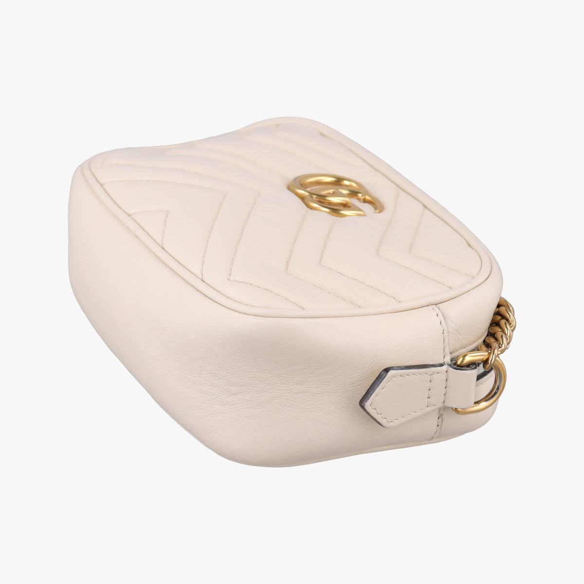 GG Marmont White Leather 448065 A020339018GGマーモント ホワイト レザー 448065 A020339018