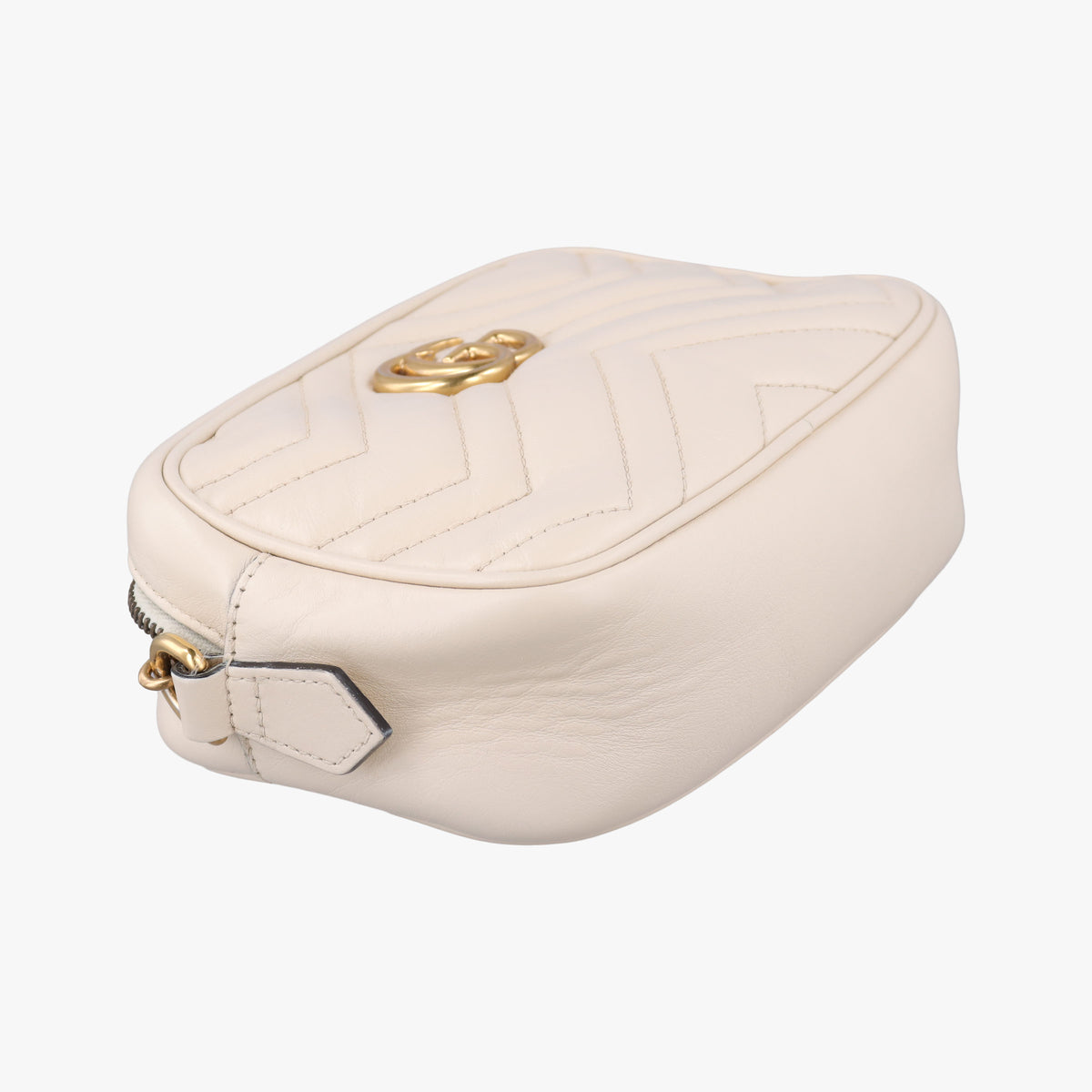 GG Marmont White Leather 448065 A020339018GGマーモント ホワイト レザー 448065 A020339018