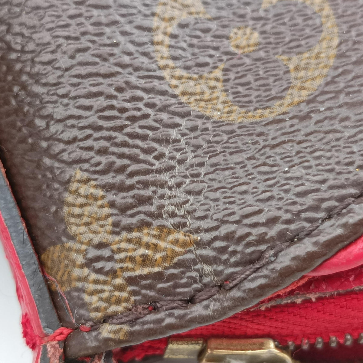 Pallas Clutch Brown x Cerise Monogram canvas M41638 CA4185パラス クラッチ ブラウン x スリーズ モノグラム キャンバス M41638 CA4185