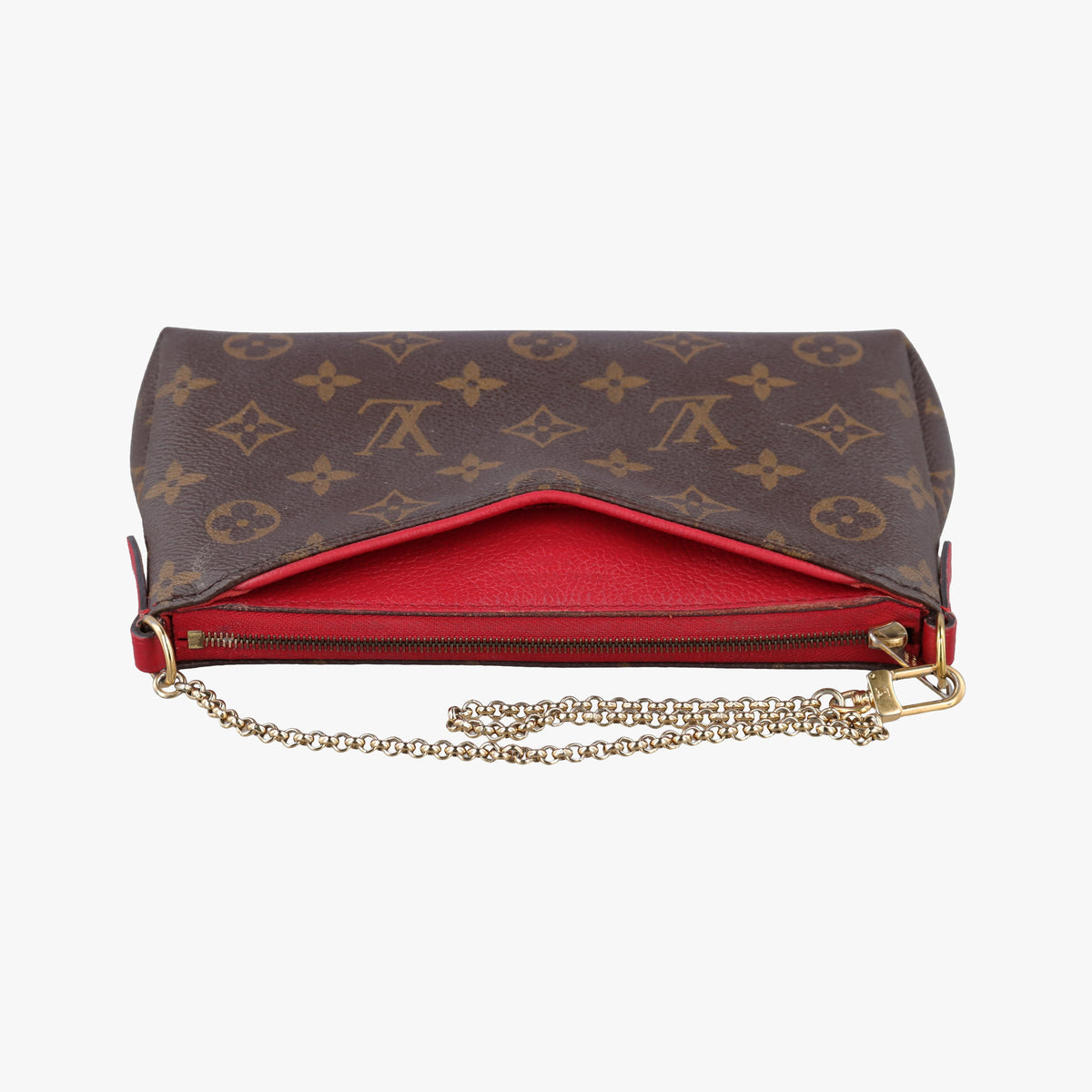 Pallas Clutch Brown x Cerise Monogram canvas M41638 CA4185パラス クラッチ ブラウン x スリーズ モノグラム キャンバス M41638 CA4185