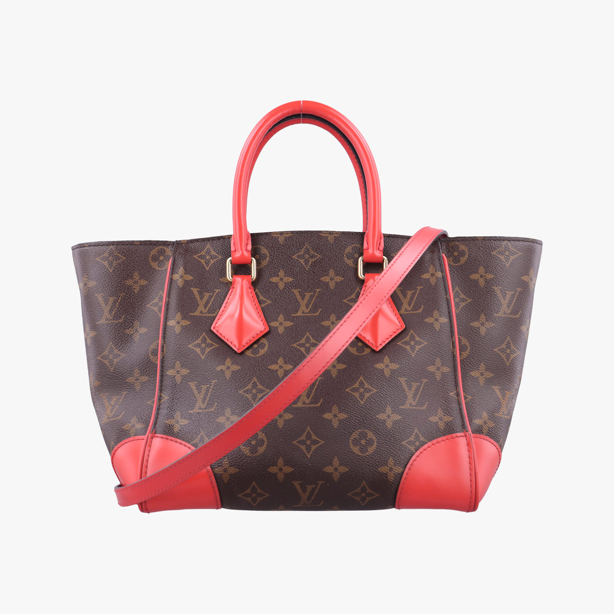 PHENIX PM brown×COQUELICOT Monogram Canvas×calf leather M41537 CA4195フェニックスPM モノグラム/ブラウン×コクリコ モノグラムキャンバス×カーフレザー M41537 CA4195
