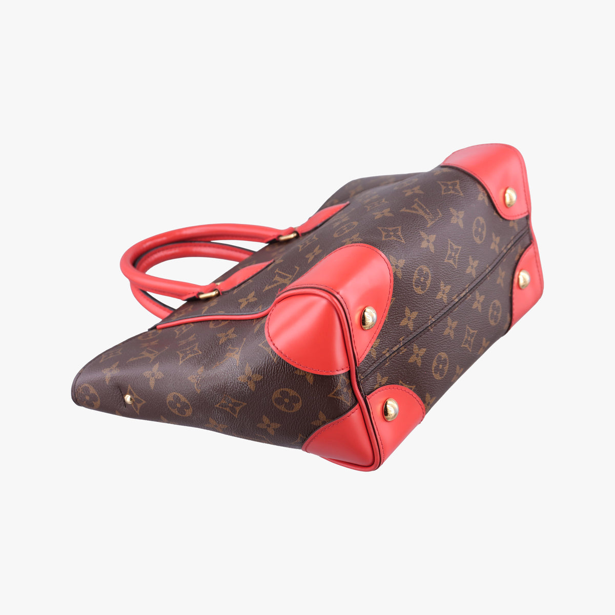 PHENIX PM brown×COQUELICOT Monogram Canvas×calf leather M41537 CA4195フェニックスPM モノグラム/ブラウン×コクリコ モノグラムキャンバス×カーフレザー M41537 CA4195