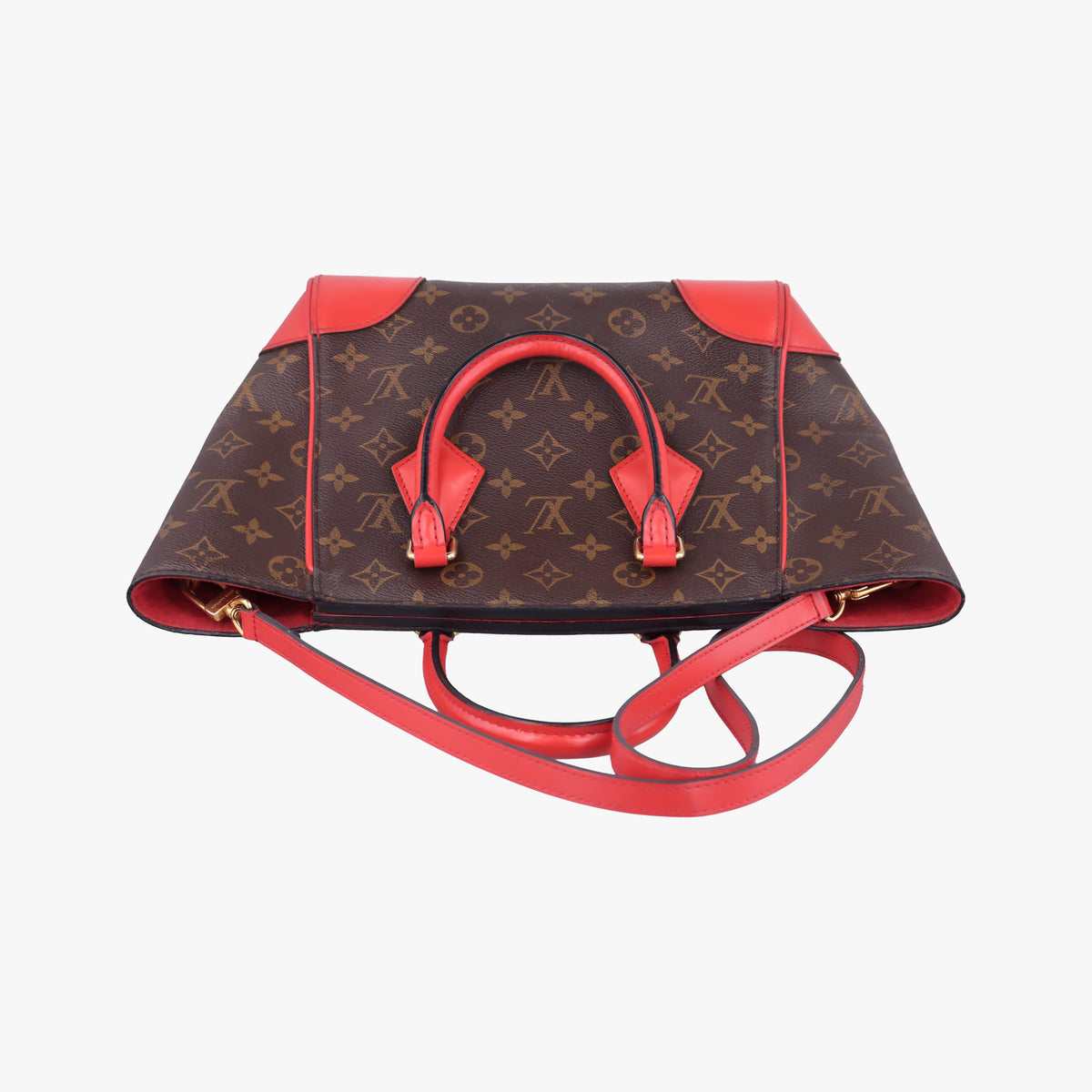 PHENIX PM brown×COQUELICOT Monogram Canvas×calf leather M41537 CA4195フェニックスPM モノグラム/ブラウン×コクリコ モノグラムキャンバス×カーフレザー M41537 CA4195