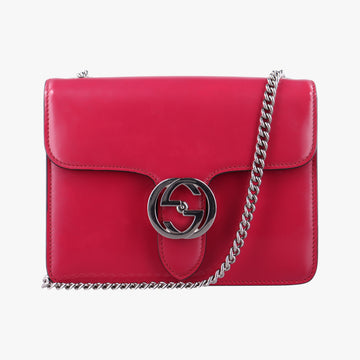 Interlocking G Rose Patent Leather 387609 G018692999インターロッキングG ローズ レッド パテント 387609 G018692999