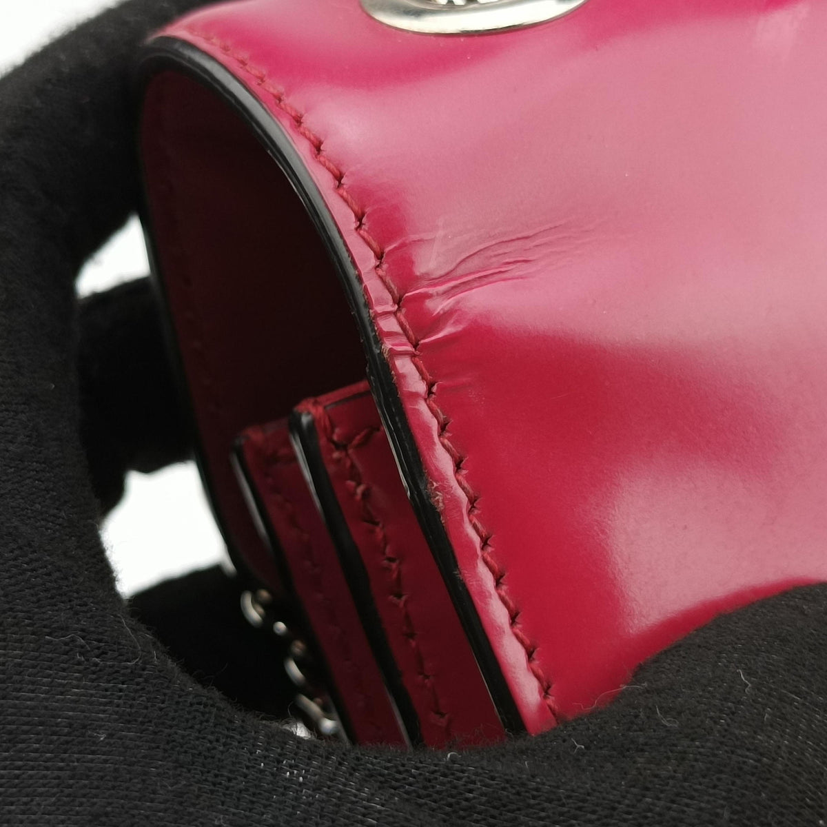 Interlocking G Rose Patent Leather 387609 G018692999インターロッキングG ローズ レッド パテント 387609 G018692999