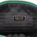 triangle embossed logo Green Leather 1BH190 7/Dトライアングル エンボスロゴ グリーン レザー 1BH190 7/D