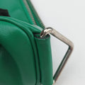 triangle embossed logo Green Leather 1BH190 7/Dトライアングル エンボスロゴ グリーン レザー 1BH190 7/D