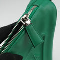 triangle embossed logo Green Leather 1BH190 7/Dトライアングル エンボスロゴ グリーン レザー 1BH190 7/D