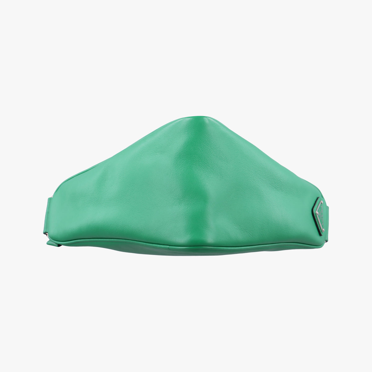 triangle embossed logo Green Leather 1BH190 7/Dトライアングル エンボスロゴ グリーン レザー 1BH190 7/D