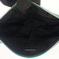triangle embossed logo Green Leather 1BH190 7/Dトライアングル エンボスロゴ グリーン レザー 1BH190 7/D
