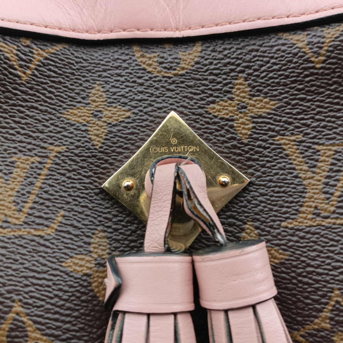 Saintonge MARRON×ROSE POUDRE Monogram Canvas×calf leather M44442 CA0119サントンジュ マロン×ローズ プードル モノグラムキャンバス×カーフレザー M44442 CA0119