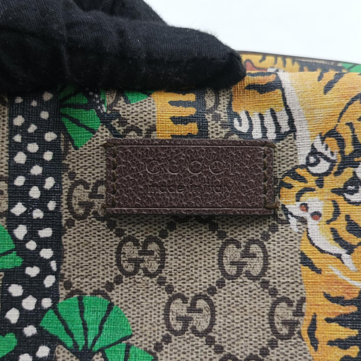 GG Supreme Bengal Beige×Multicolour PVC coated canvas×Leather 428027 I021463426GGスプリーム ベンガル ベージュ×マルチカラー PVCコーティングキャンバス×レザー 428027 I021463426