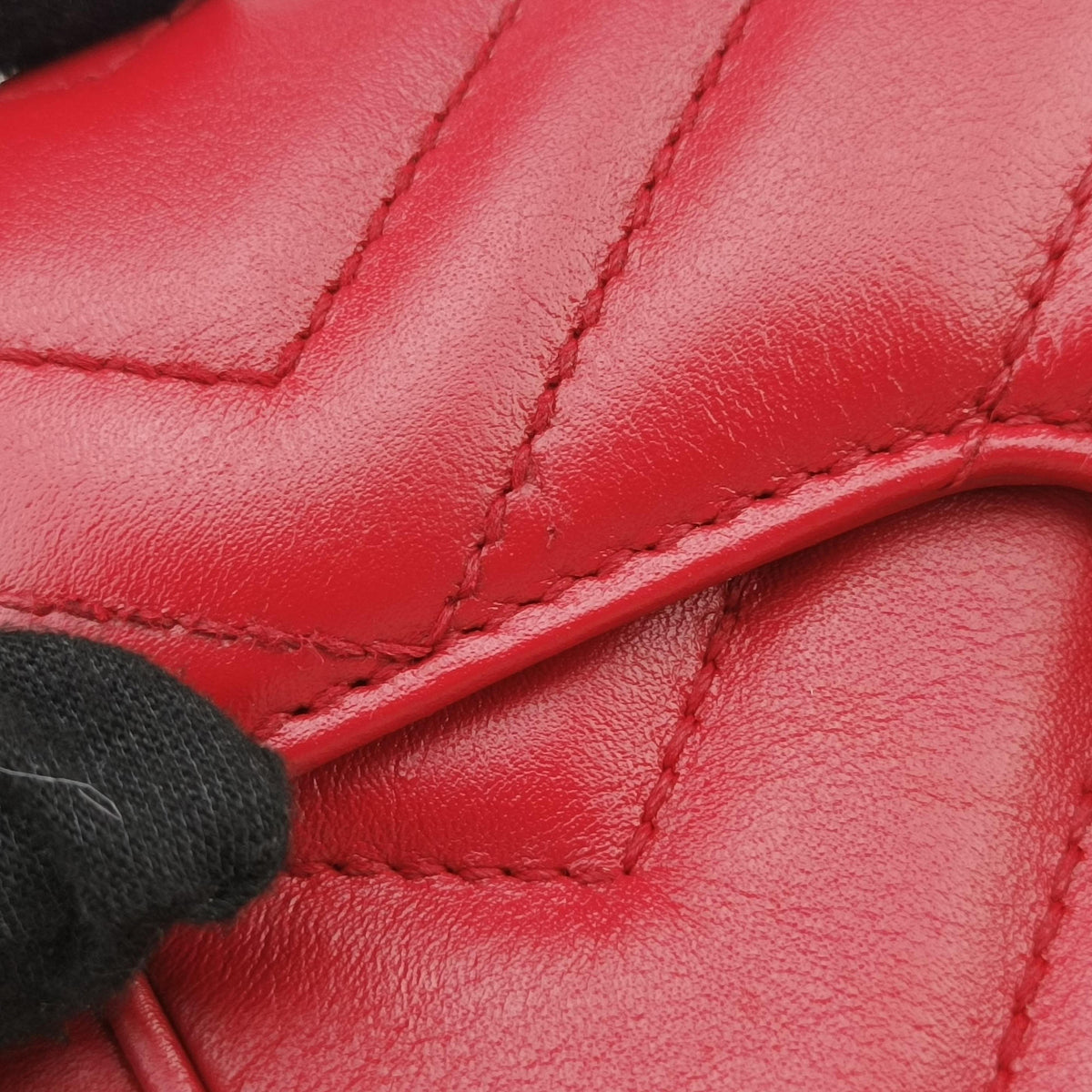 GG Marmont Red Leather 476433 GGマーモント レッド レザー 476433