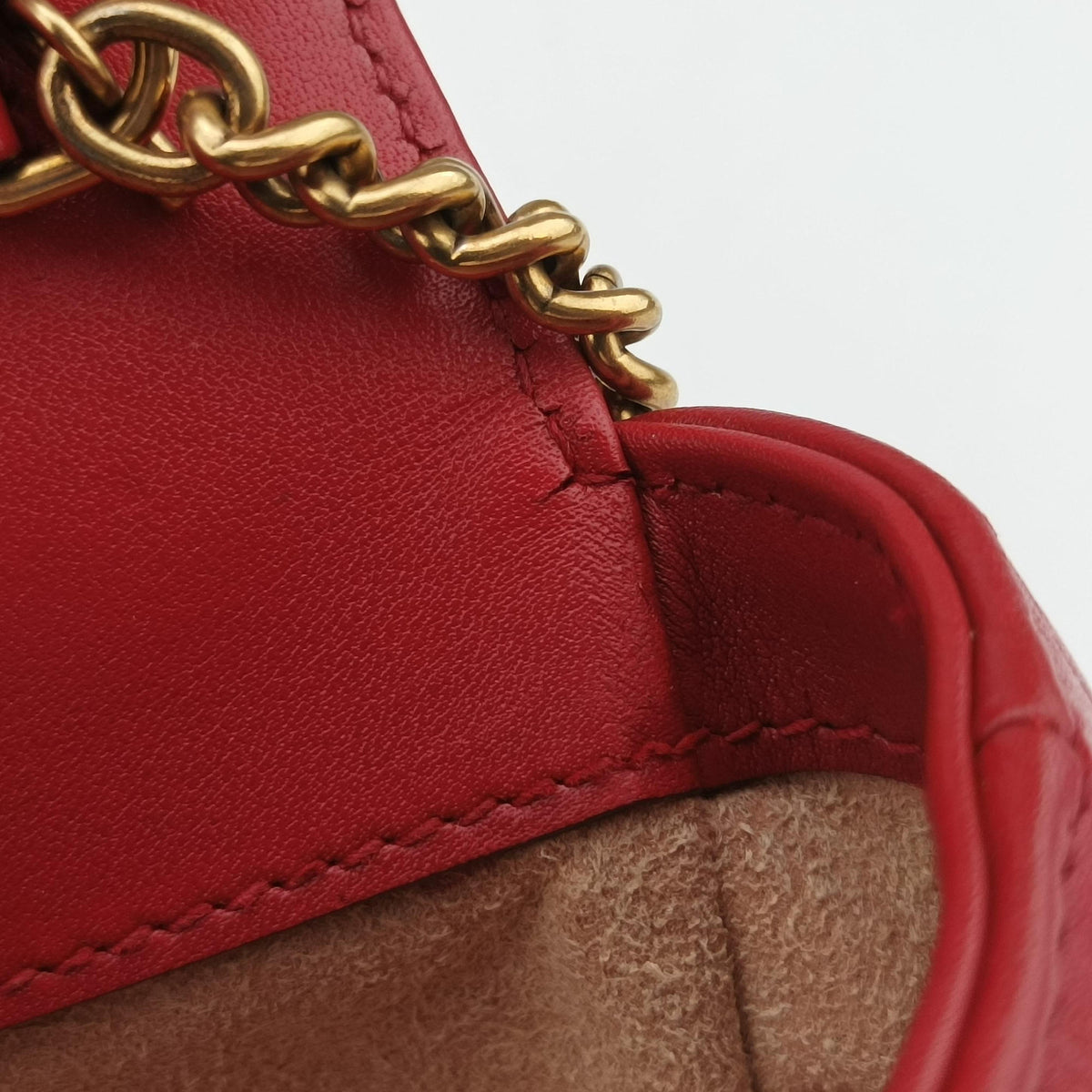 GG Marmont Red Leather 476433 GGマーモント レッド レザー 476433