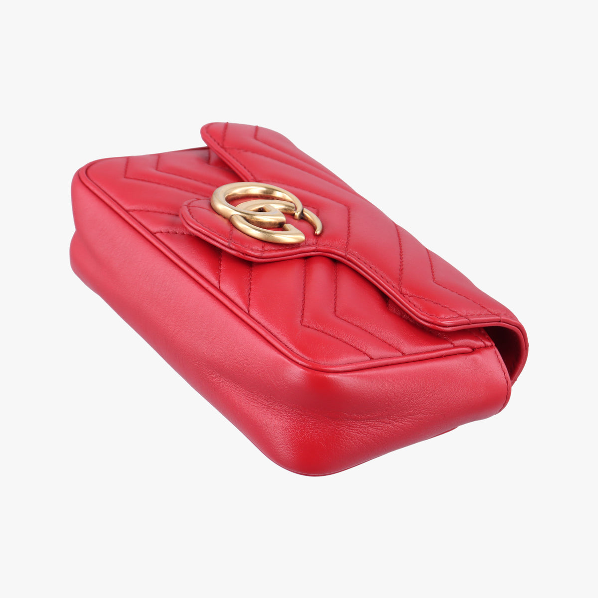 GG Marmont Red Leather 476433 GGマーモント レッド レザー 476433