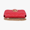 GG Marmont Red Leather 476433 GGマーモント レッド レザー 476433