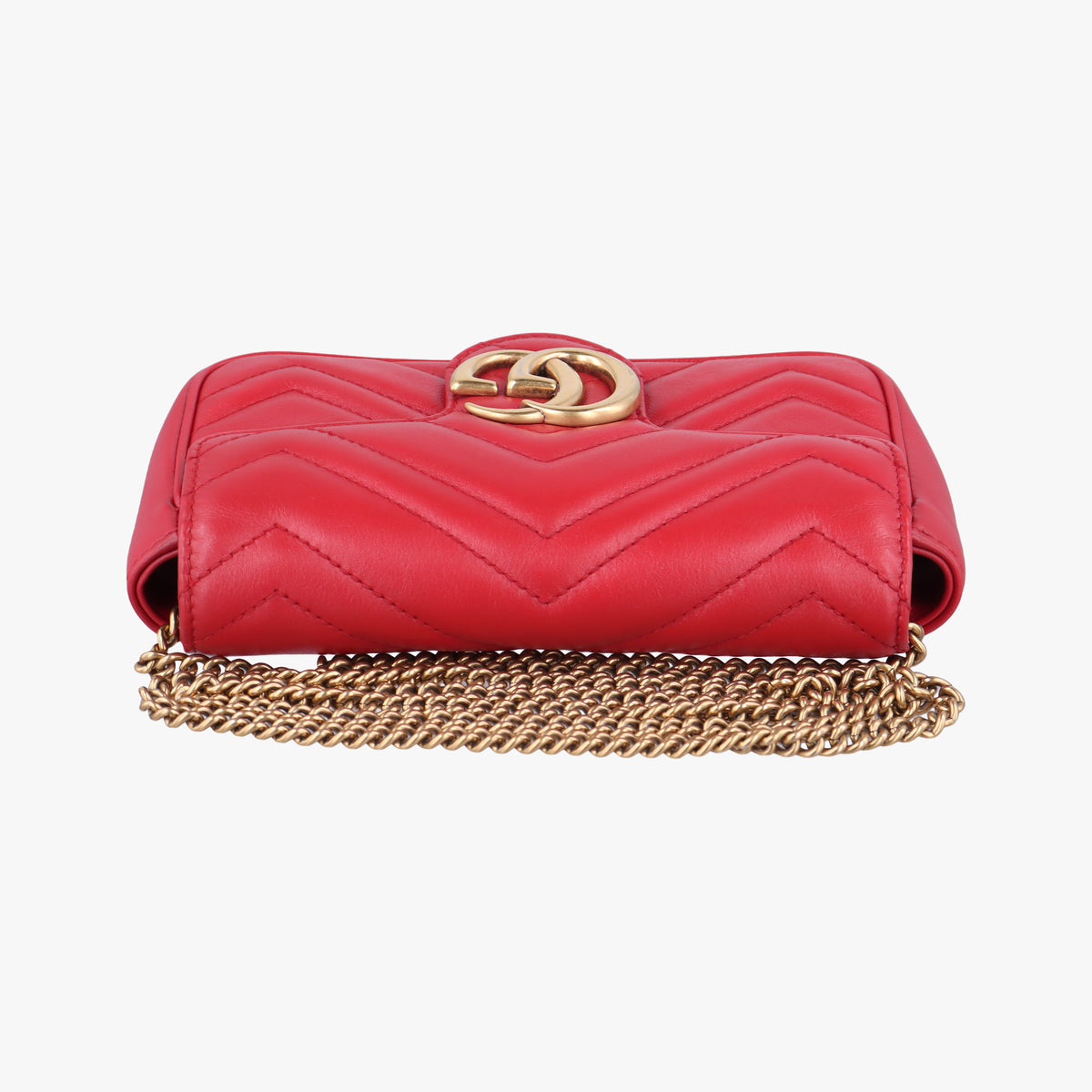 GG Marmont Red Leather 476433 GGマーモント レッド レザー 476433