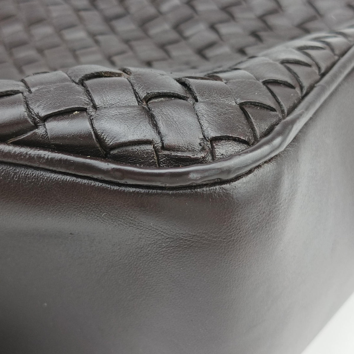 Intrecciato Briefcase Brown lambskin B00958534Eイントレチャート ブリーフケース ブラウン ラムスキン B00958534E