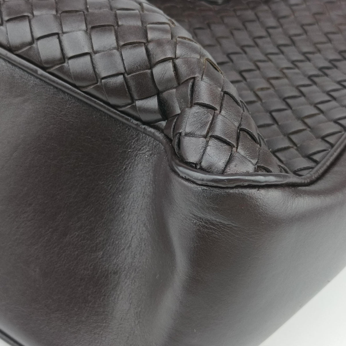 Intrecciato Briefcase Brown lambskin B00958534Eイントレチャート ブリーフケース ブラウン ラムスキン B00958534E