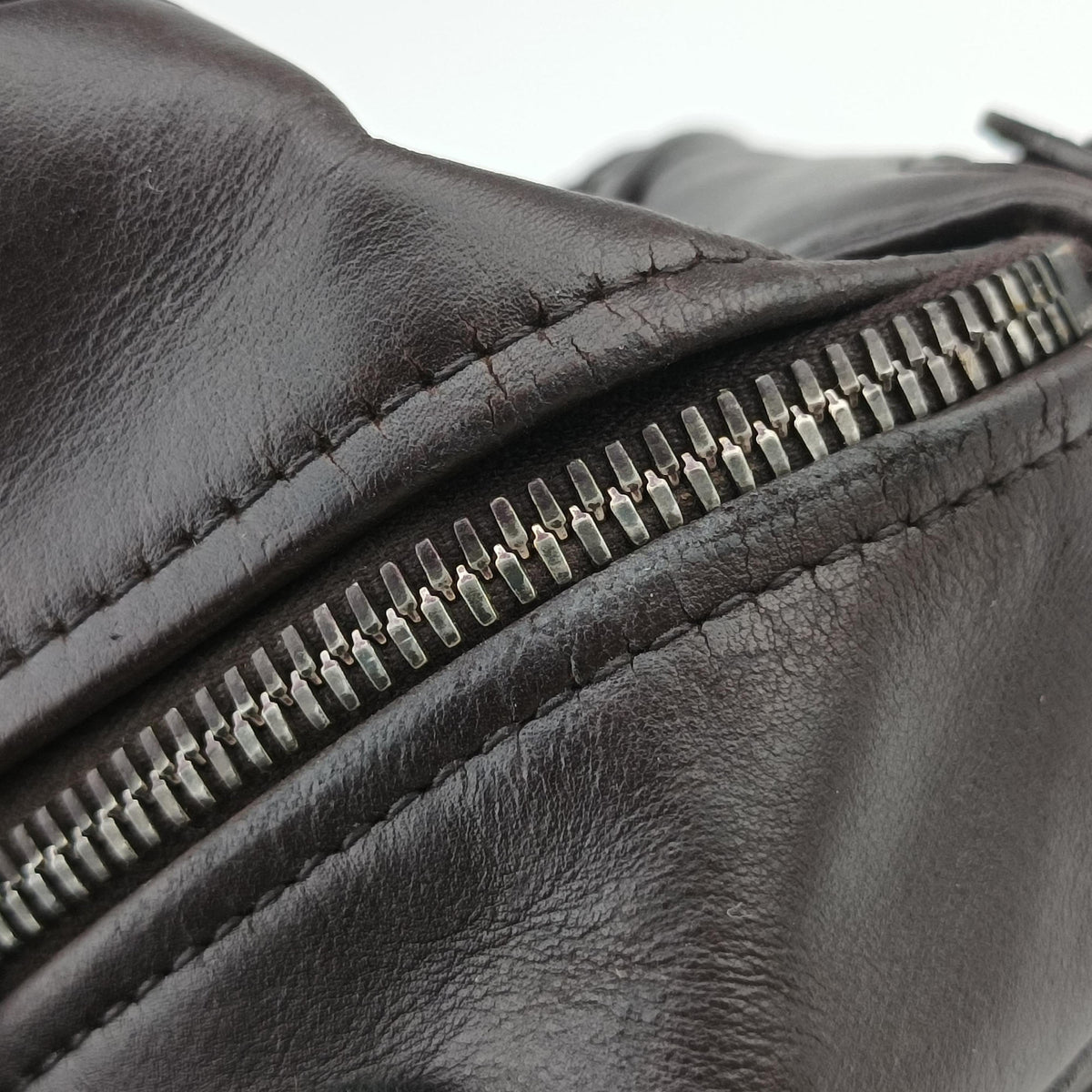 Intrecciato Briefcase Brown lambskin B00958534Eイントレチャート ブリーフケース ブラウン ラムスキン B00958534E