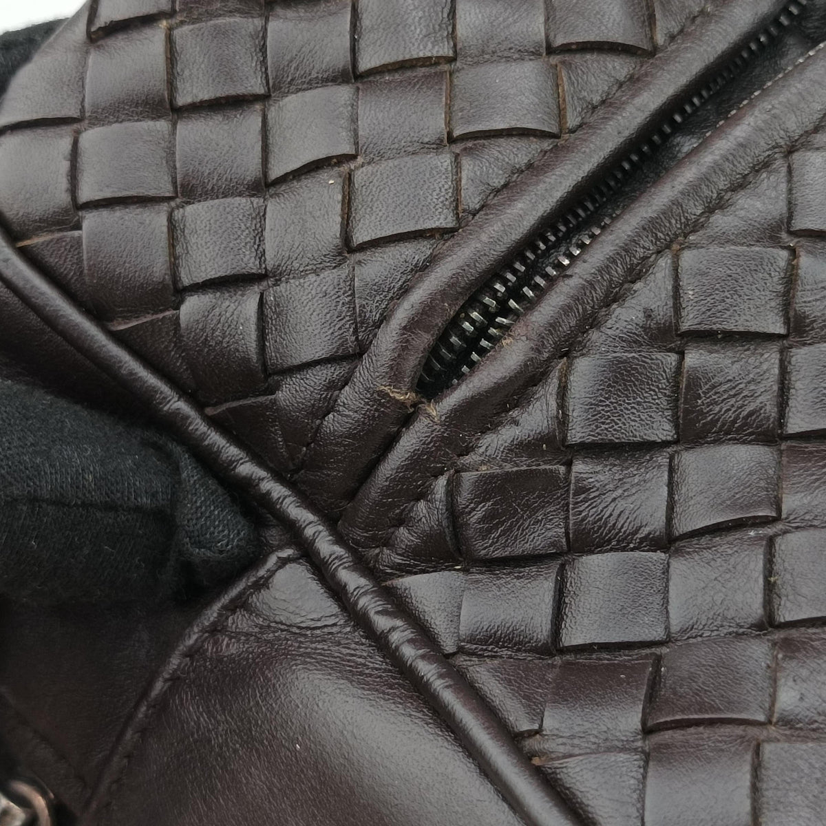 Intrecciato Briefcase Brown lambskin B00958534Eイントレチャート ブリーフケース ブラウン ラムスキン B00958534E