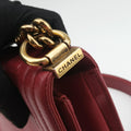 BOY CHANEL Red Leather A66713 15642300ボーイシャネル レッド レザー A66713 15642300