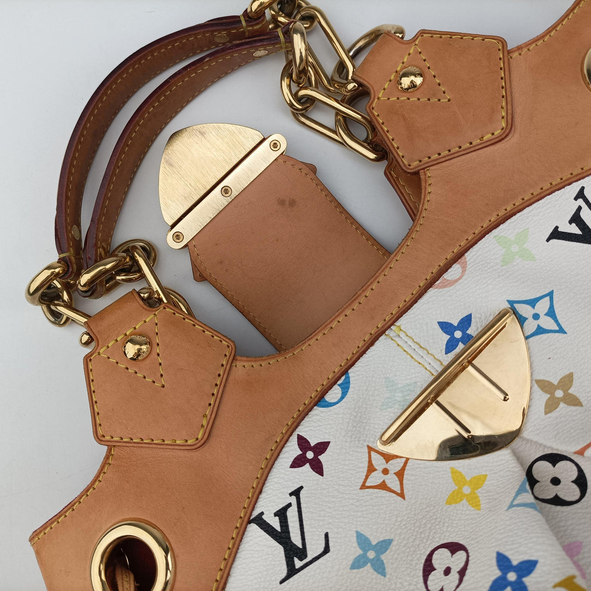 URSULA white Monogram Multicolor M40123 Lot number unknownウルスラ ブロン モノグラム マルチカラー M40123 製番不明