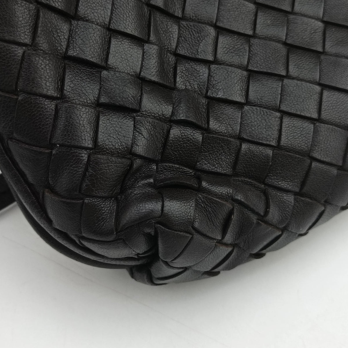 Nodini Intrecciato Brown Lambskin B070913370ノディーニ イントレチャート ブラウン ラムスキン B070913370