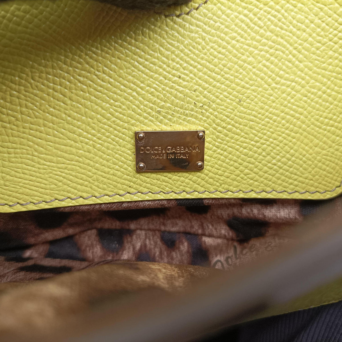 SICILY Yellow Leather シシリー イエロー レザー　