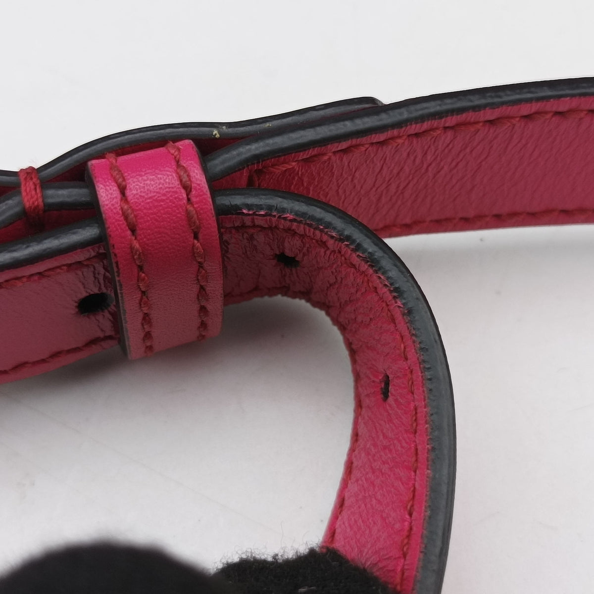 Bright Diamante Bucket Red Leather 354229 H017549282ブライトディアマンテ バケット レッド レザー 354229 H017549282