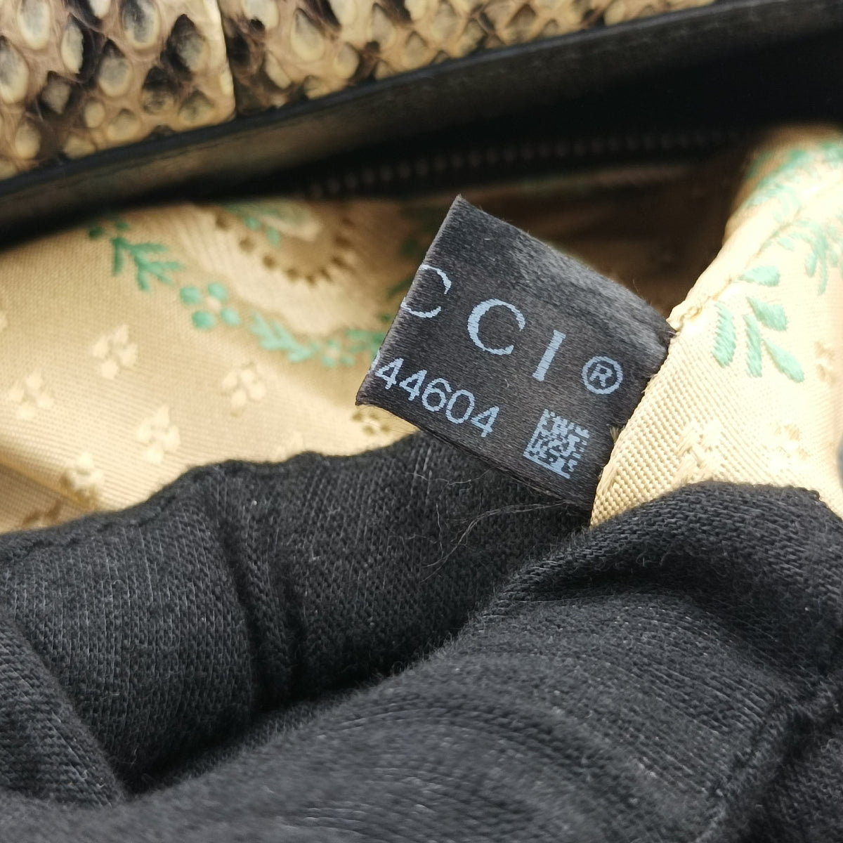 Ottilia Black×Multicolour Leather×snakeskin 488712 B022944604オッティリア ブラック×マルチカラー レザー×ヘビ革 488712 B022944604