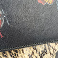 Ottilia Black×Multicolour Leather×snakeskin 488712 B022944604オッティリア ブラック×マルチカラー レザー×ヘビ革 488712 B022944604