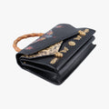 Ottilia Black×Multicolour Leather×snakeskin 488712 B022944604オッティリア ブラック×マルチカラー レザー×ヘビ革 488712 B022944604