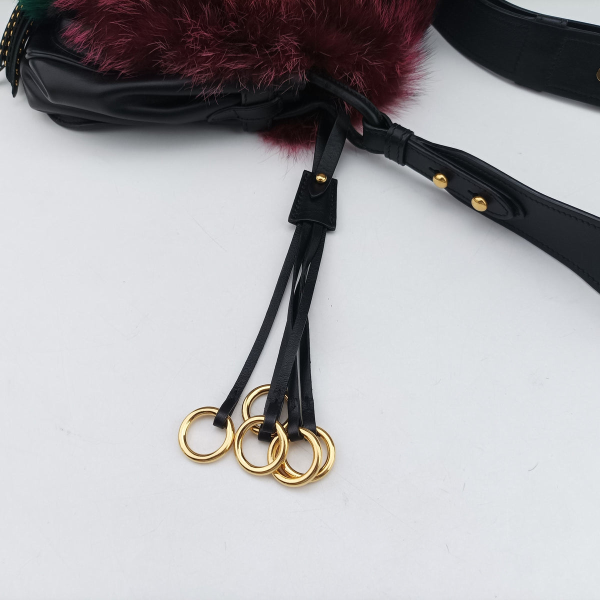 City Corsaire Burgundy Fur x Calfskin 180/Aシティ コルセール ワインレッド ファー x カーフ 180/A