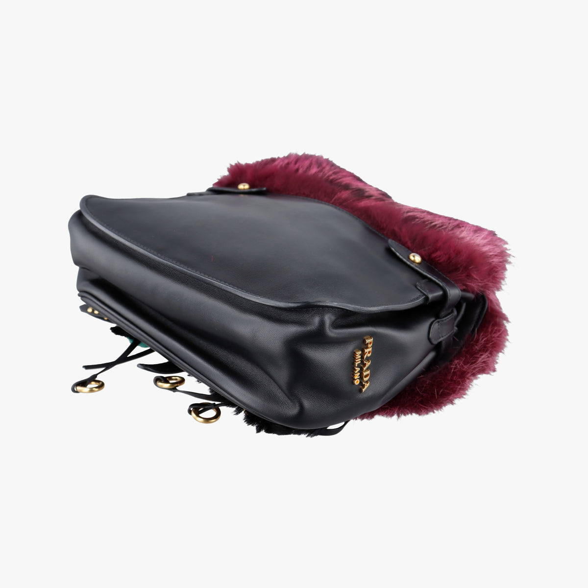 City Corsaire Burgundy Fur x Calfskin 180/Aシティ コルセール ワインレッド ファー x カーフ 180/A
