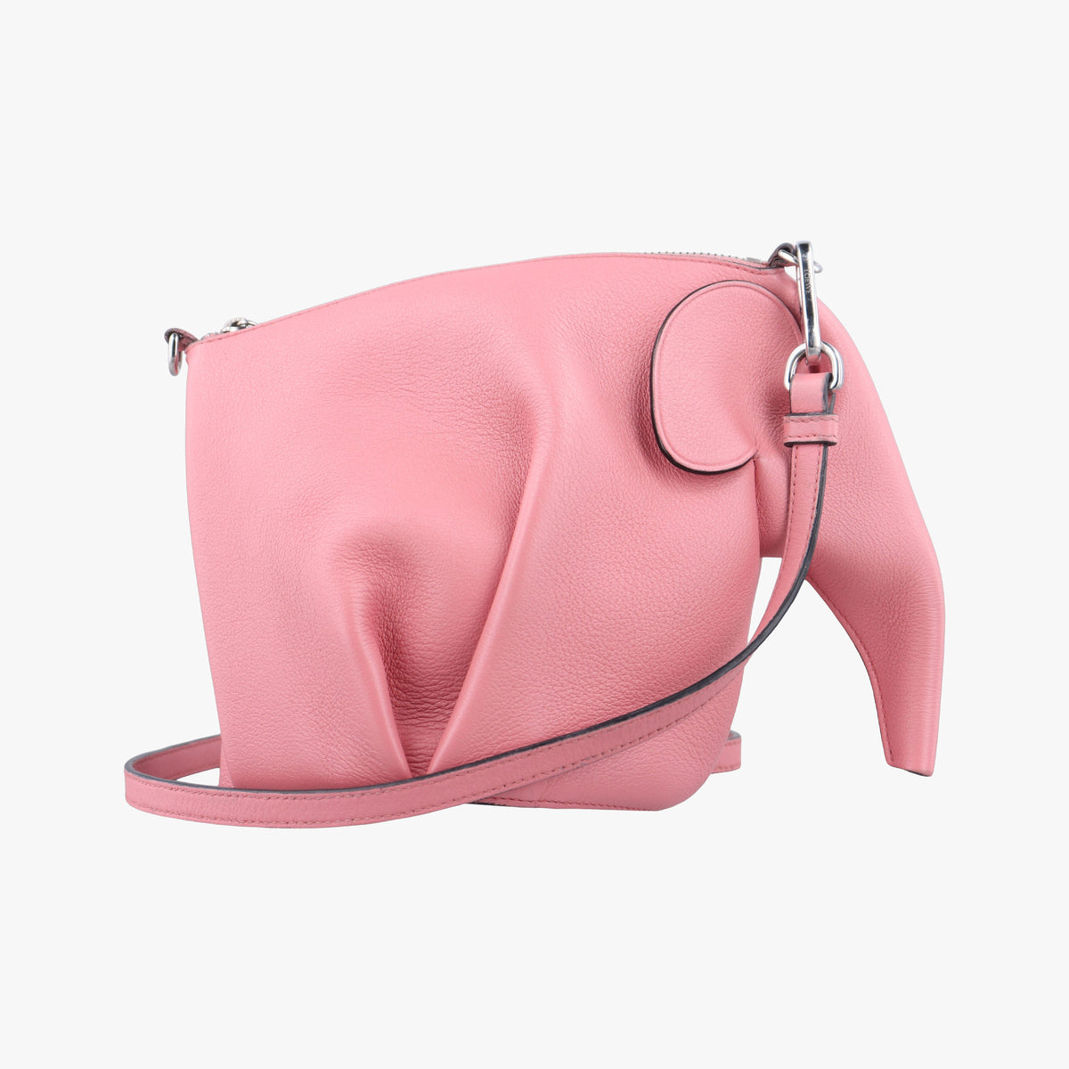 Elephant Pouch Pink Leather 061611エレファント ピンク レザー 061611