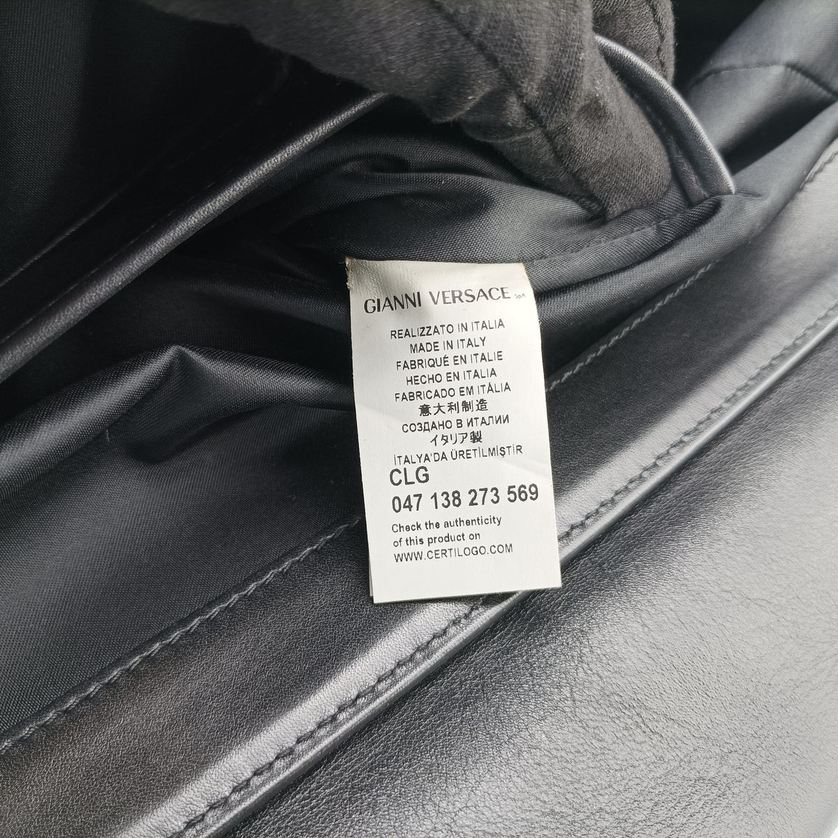Medusa Medallion Black Leather CLG 047138273569メデューサ メダリオン ブラック レザー CLG 047138273569