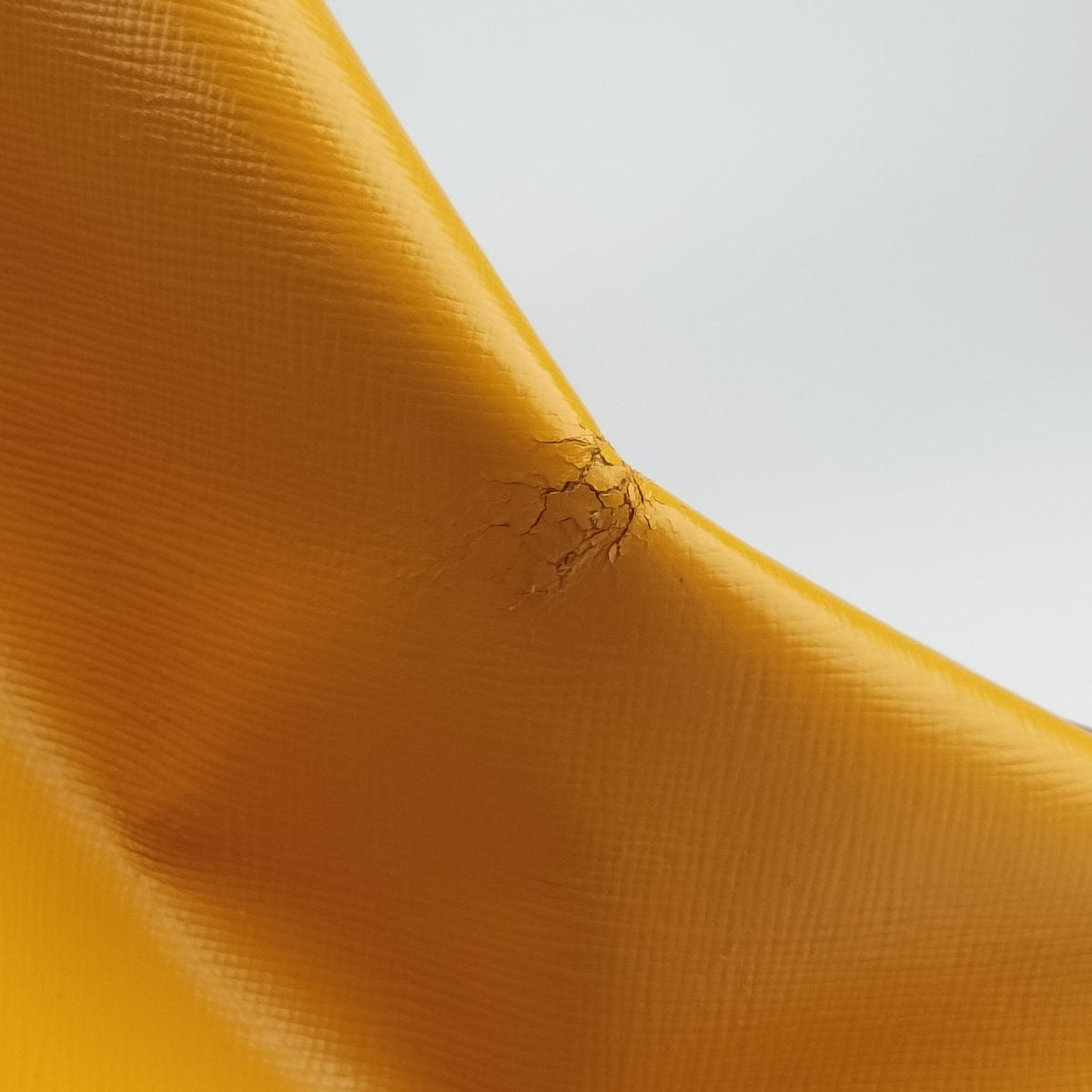 Triangle logo Orange x Yellow Saffiano leather 31/H 165トライアングルロゴ オレンジ x イェロー サフィアーノレザー 31/H 165