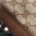 Bree Microguccissima Beige x Brown canvas×leather 449413 H033604107ブリー マイクログッチシマ ベージュ x ブラウン キャンバス×レザー 449413 H033604107