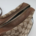 Bree Microguccissima Beige x Brown canvas×leather 449413 H033604107ブリー マイクログッチシマ ベージュ x ブラウン キャンバス×レザー 449413 H033604107