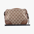 Bree Microguccissima Beige x Brown canvas×leather 449413 H033604107ブリー マイクログッチシマ ベージュ x ブラウン キャンバス×レザー 449413 H033604107