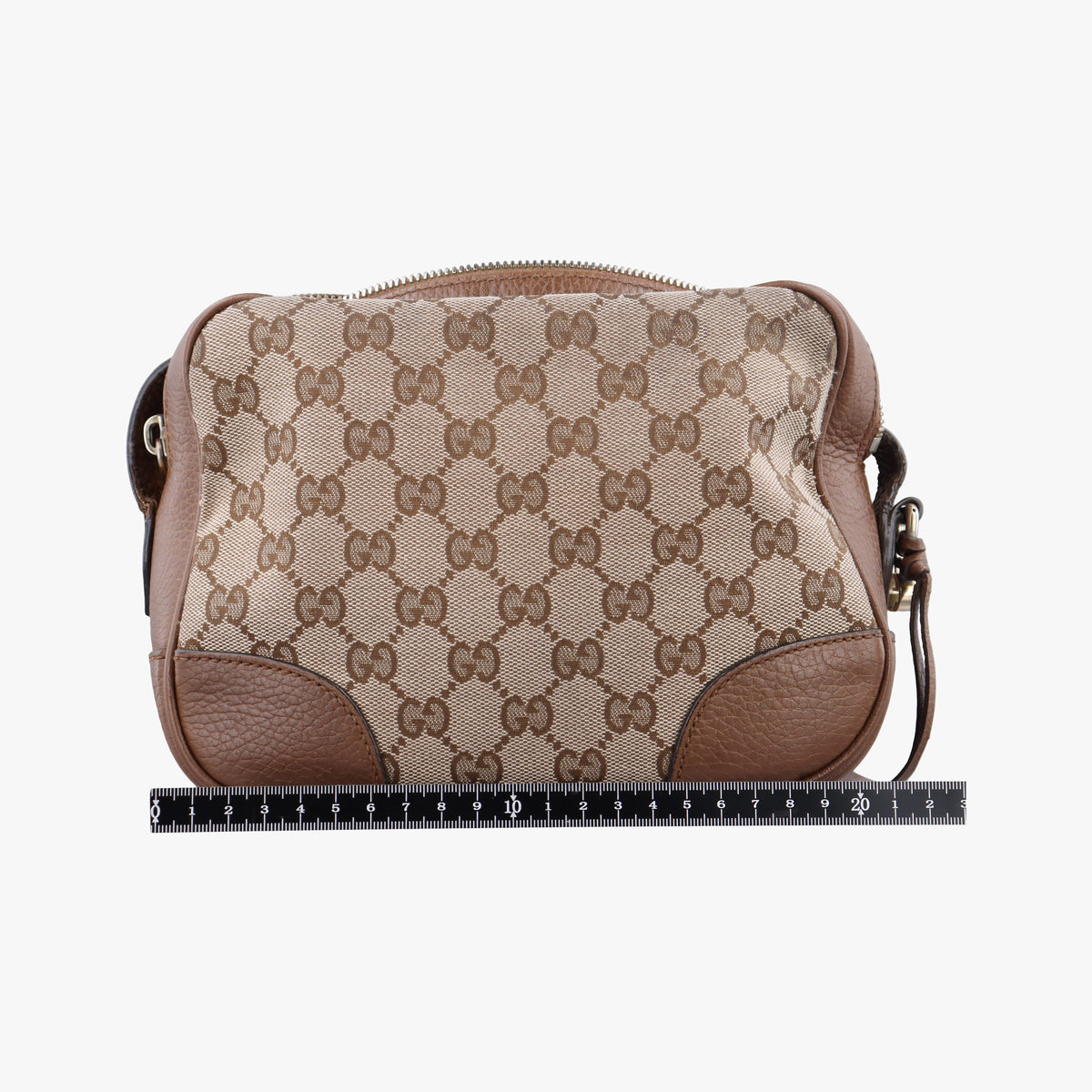 Bree Microguccissima Beige x Brown canvas×leather 449413 H033604107ブリー マイクログッチシマ ベージュ x ブラウン キャンバス×レザー 449413 H033604107