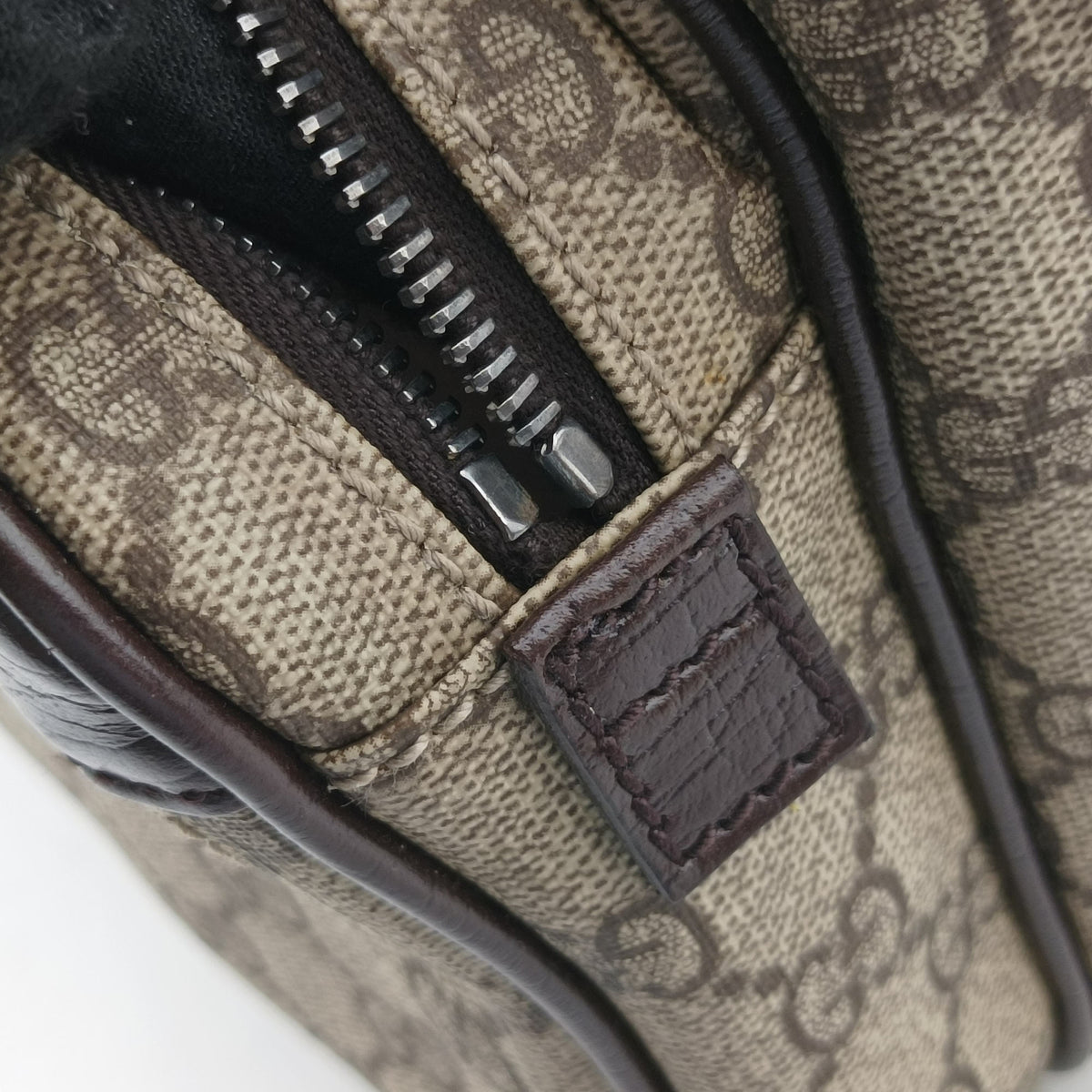 GG Plus GG Supreme Beige × Brown PVC coated canvas×Leather 114531 C2825090GGプラス GGスプリーム ベージュ×ブラウン PVCコーティングキャンバス×レザー 114531 C2825090