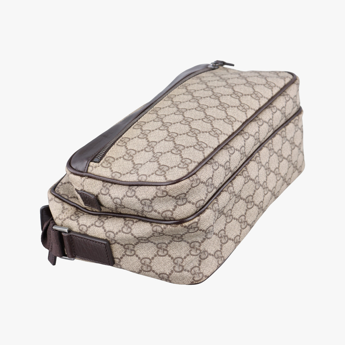 GG Plus GG Supreme Beige × Brown PVC coated canvas×Leather 114531 C2825090GGプラス GGスプリーム ベージュ×ブラウン PVCコーティングキャンバス×レザー 114531 C2825090