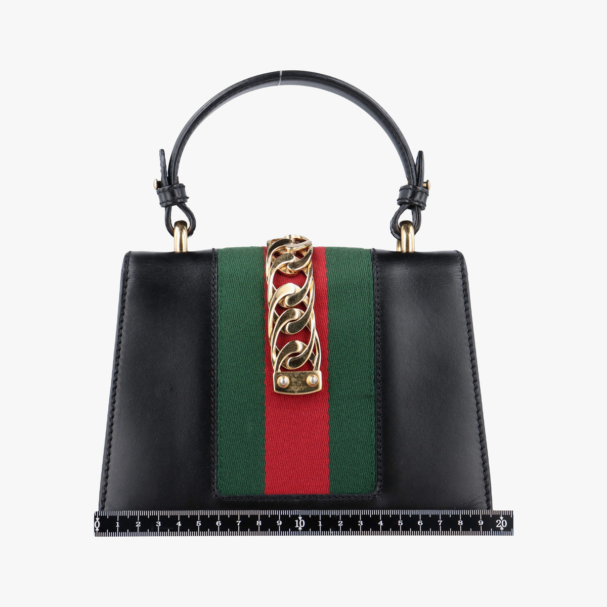 Sylvie Black Leather 470270 H021827157シルヴィ ブラック レザー 470270 H021827157