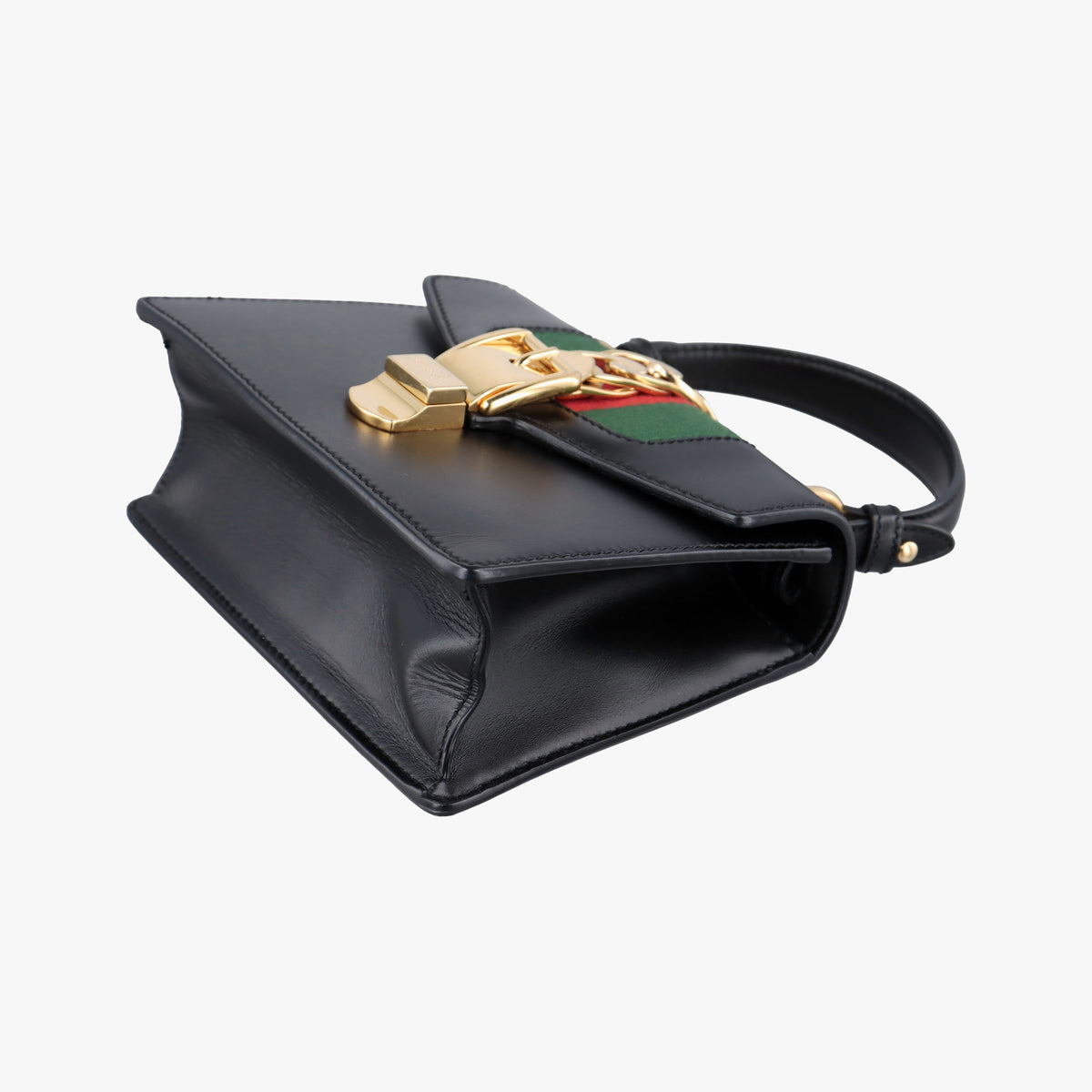 Sylvie Black Leather 470270 H021827157シルヴィ ブラック レザー 470270 H021827157