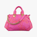 Barocco Quilted Vanitas Pink Leather バロッコキルティングヴァニタス ピンク レザー