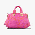 Barocco Quilted Vanitas Pink Leather バロッコキルティングヴァニタス ピンク レザー